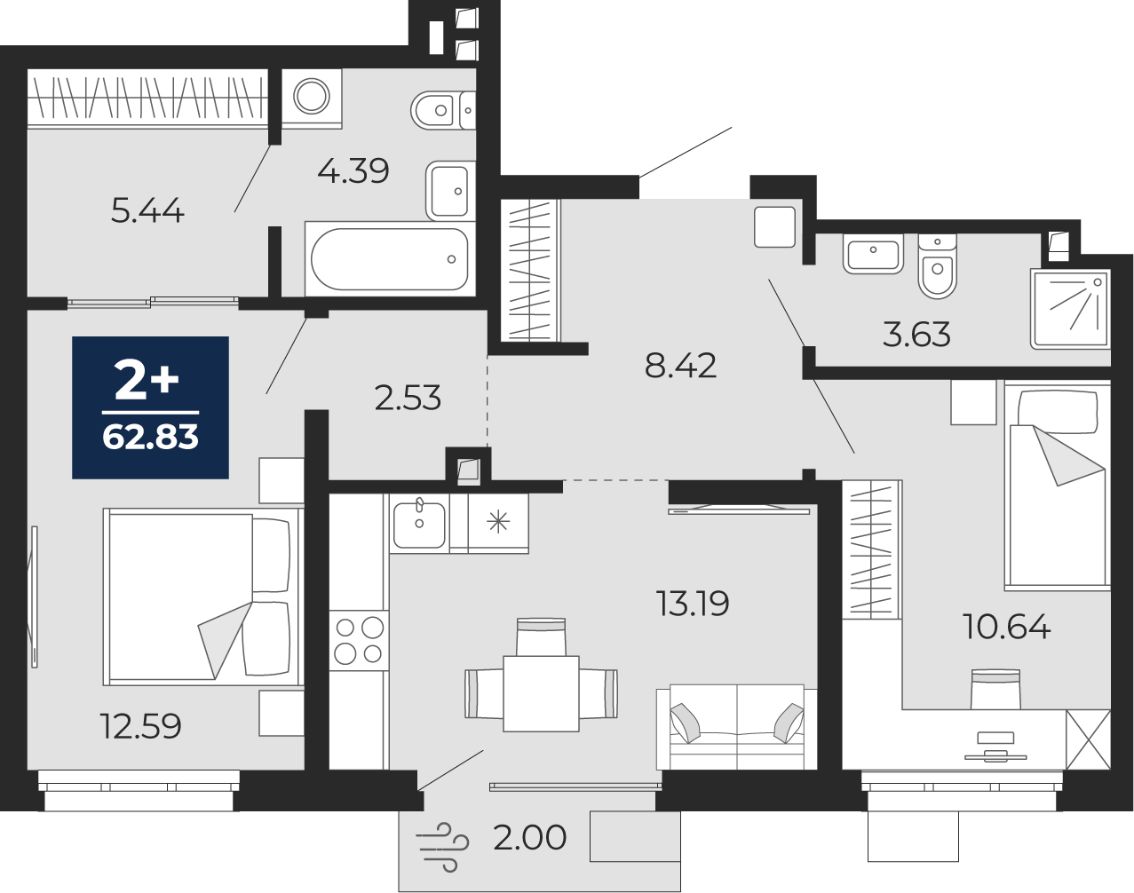 Объект по адресу Тюменская обл, Перекопская ул, д. 19