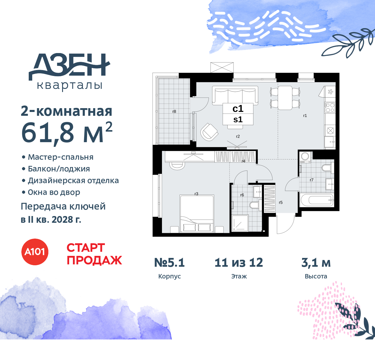 Объект по адресу Москва, Дзен-кварталы, 2.1 