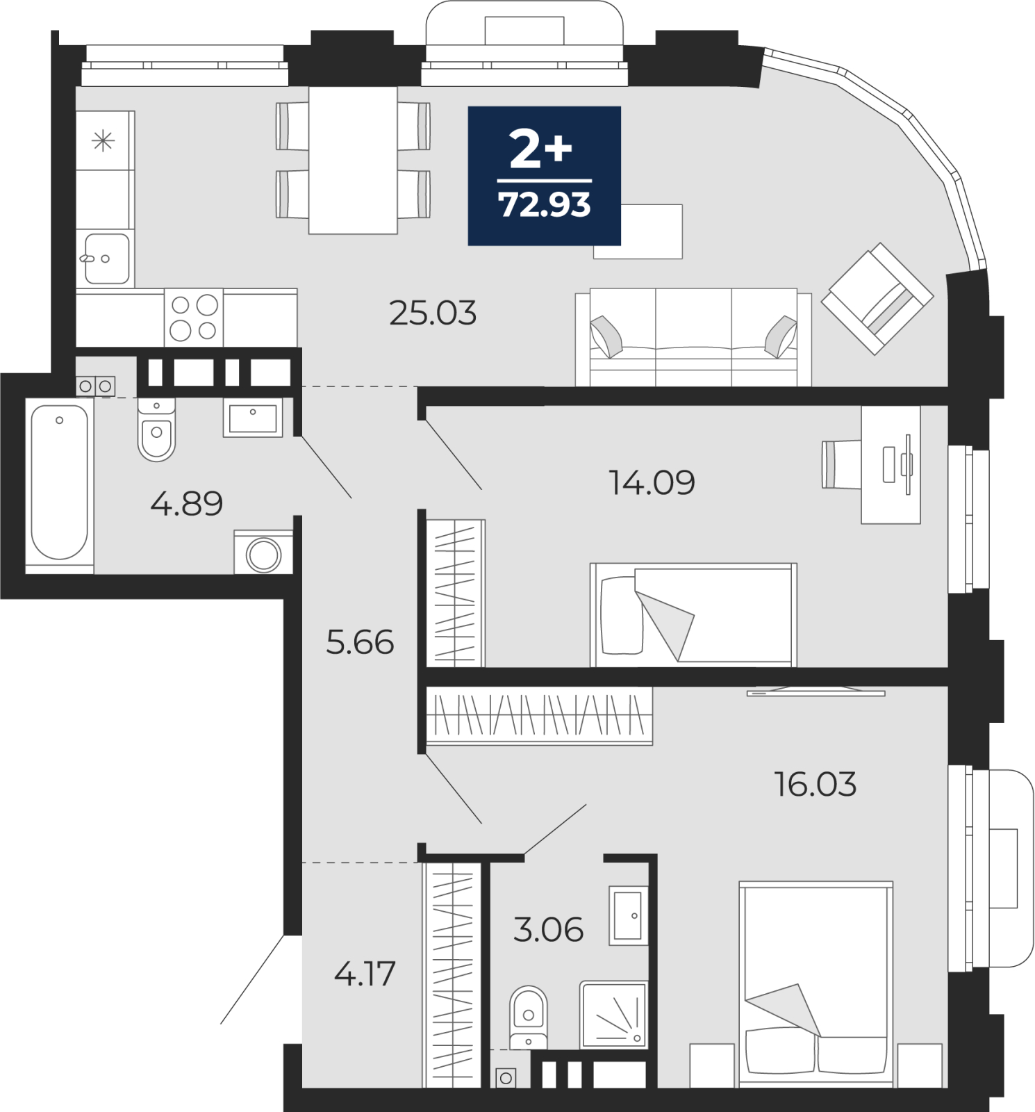 Объект по адресу Тюменская обл, Пожарных и спасателей ул, д. 5