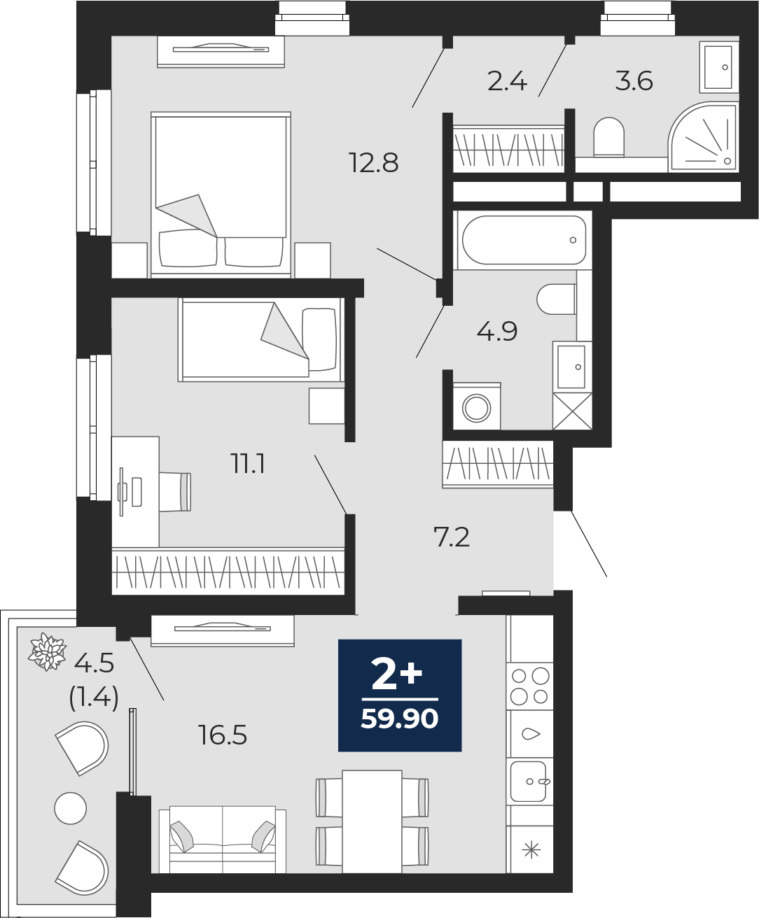 Объект по адресу Тюменская обл, Тобольский тракт, д. 103