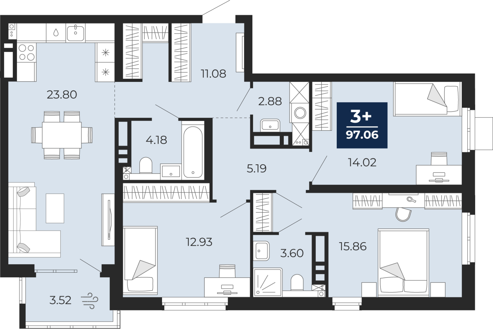 Объект по адресу Москва, Фармана Салманова, 23 