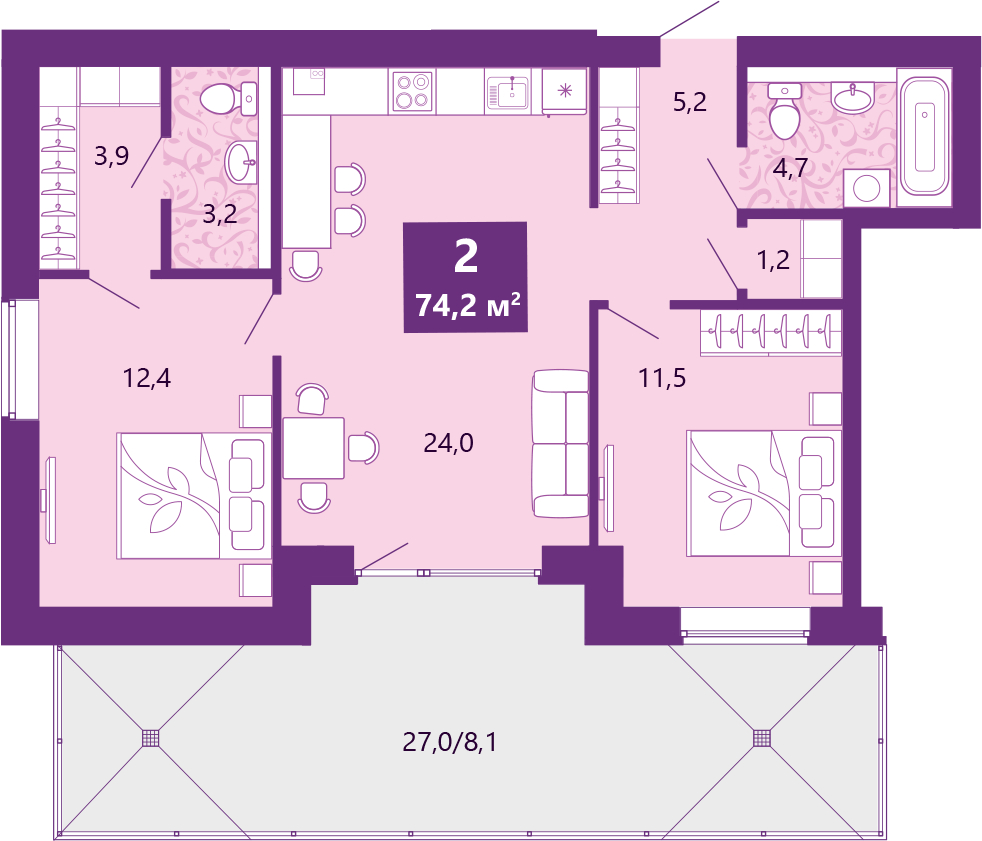 Объект по адресу Калининградская обл, Ленинградский р-н, Таганрогская ул, д. 14