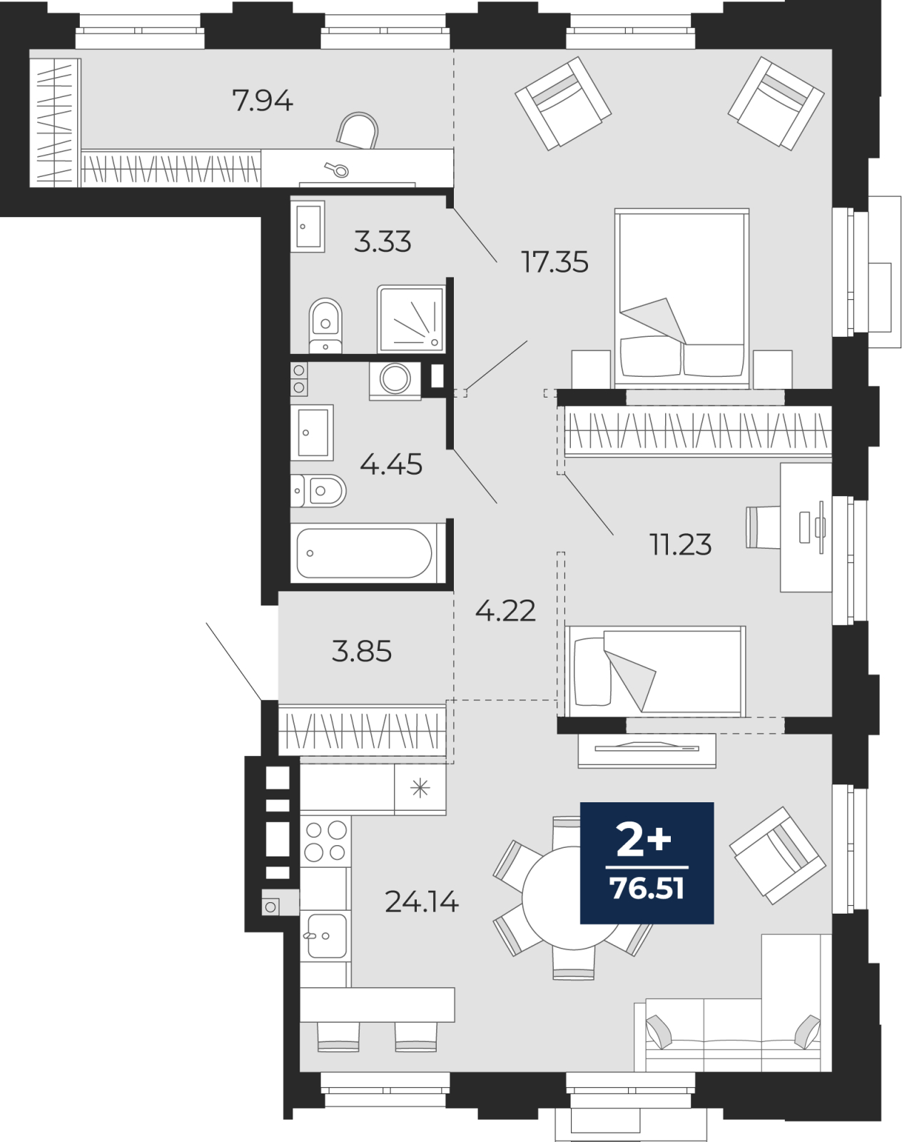 Объект по адресу Тюменская обл, Пожарных и спасателей ул, д. 5