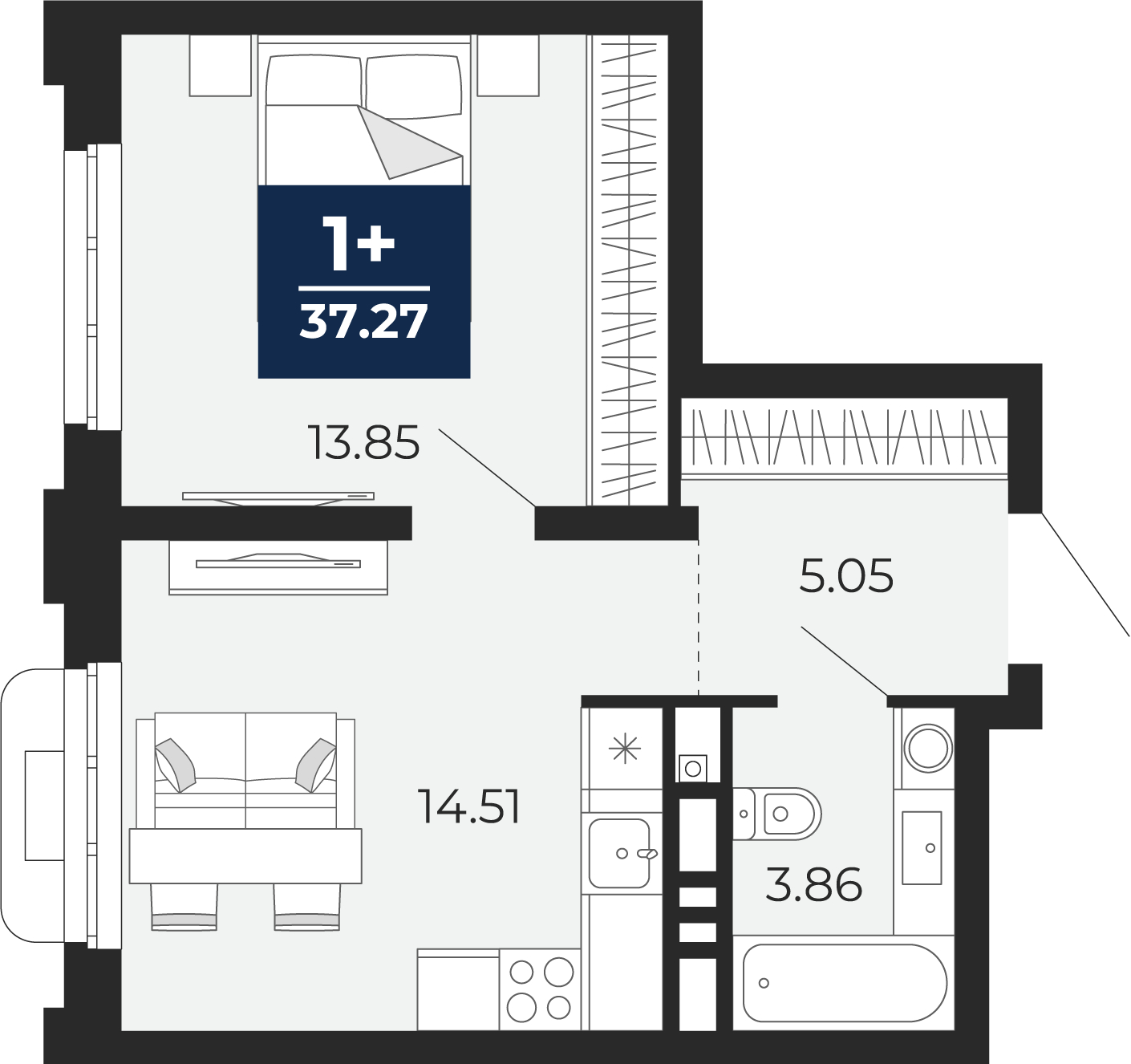 Объект по адресу Тюменская обл, Пожарных и спасателей ул, д. 5
