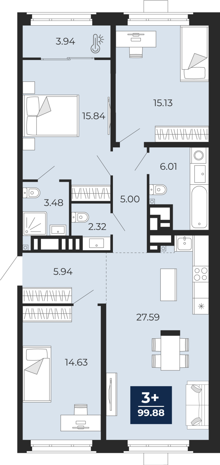 Объект по адресу Тюменская обл, Пожарных и спасателей ул, д. 5