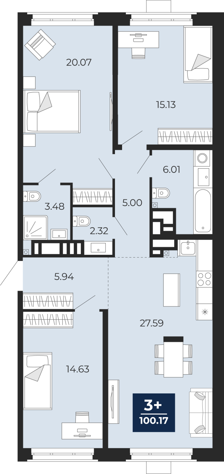 Объект по адресу Тюменская обл, Пожарных и спасателей ул, д. 5