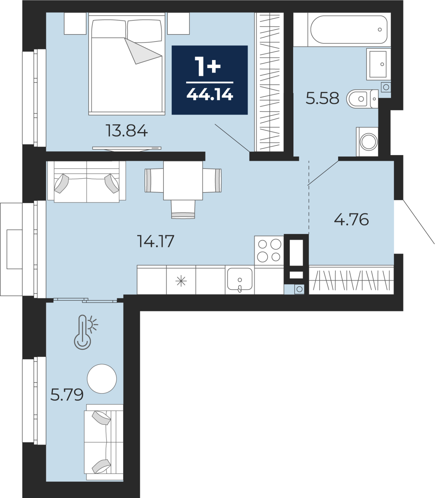 Объект по адресу Тюменская обл, Пожарных и спасателей ул, д. 5