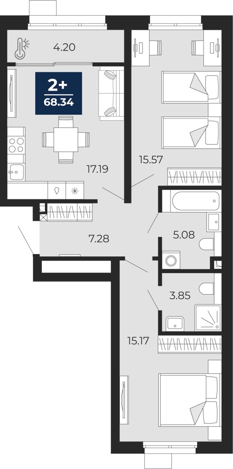 Объект по адресу Тюменская обл, Перекопская ул, д. 19