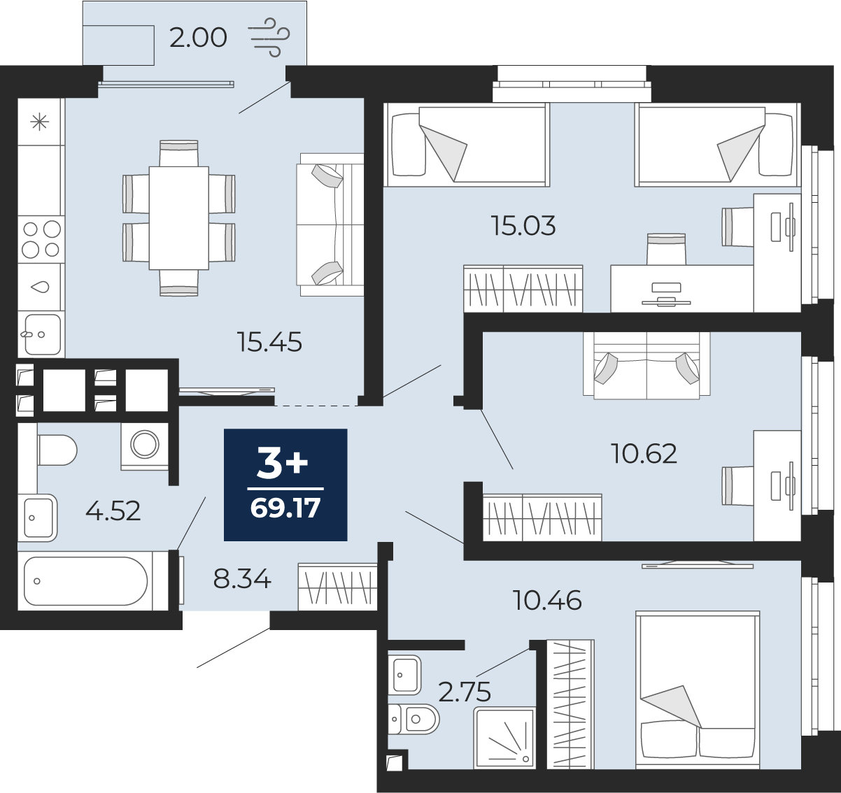 Объект по адресу Тюменская обл, Перекопская ул, д. 19