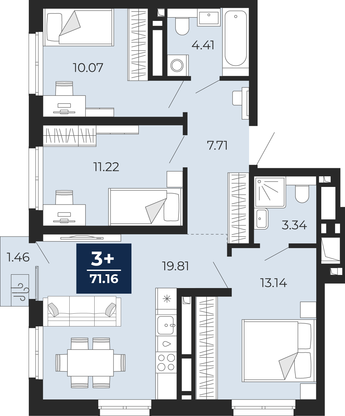 Объект по адресу Тюменская обл, Перекопская ул, д. 19