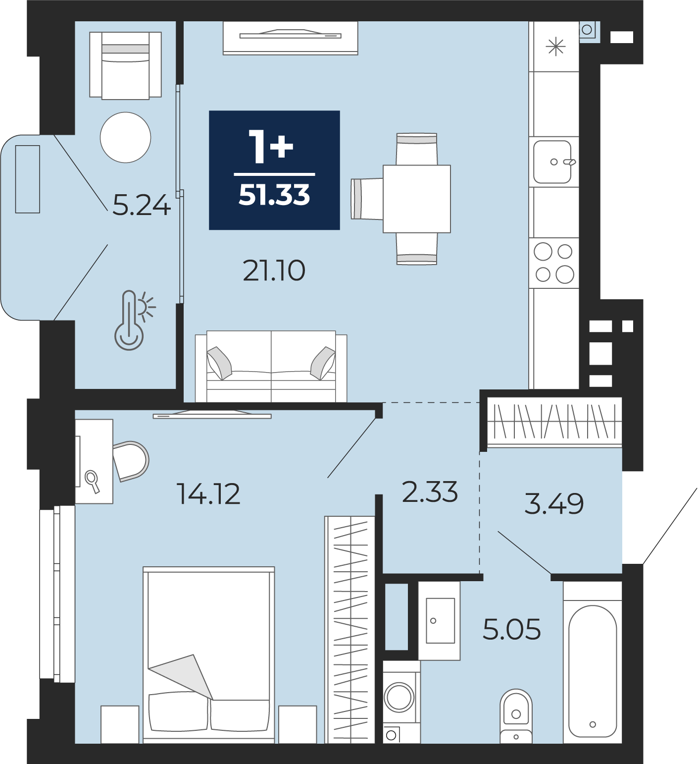 Объект по адресу Тюменская обл, Пожарных и спасателей ул, д. 5