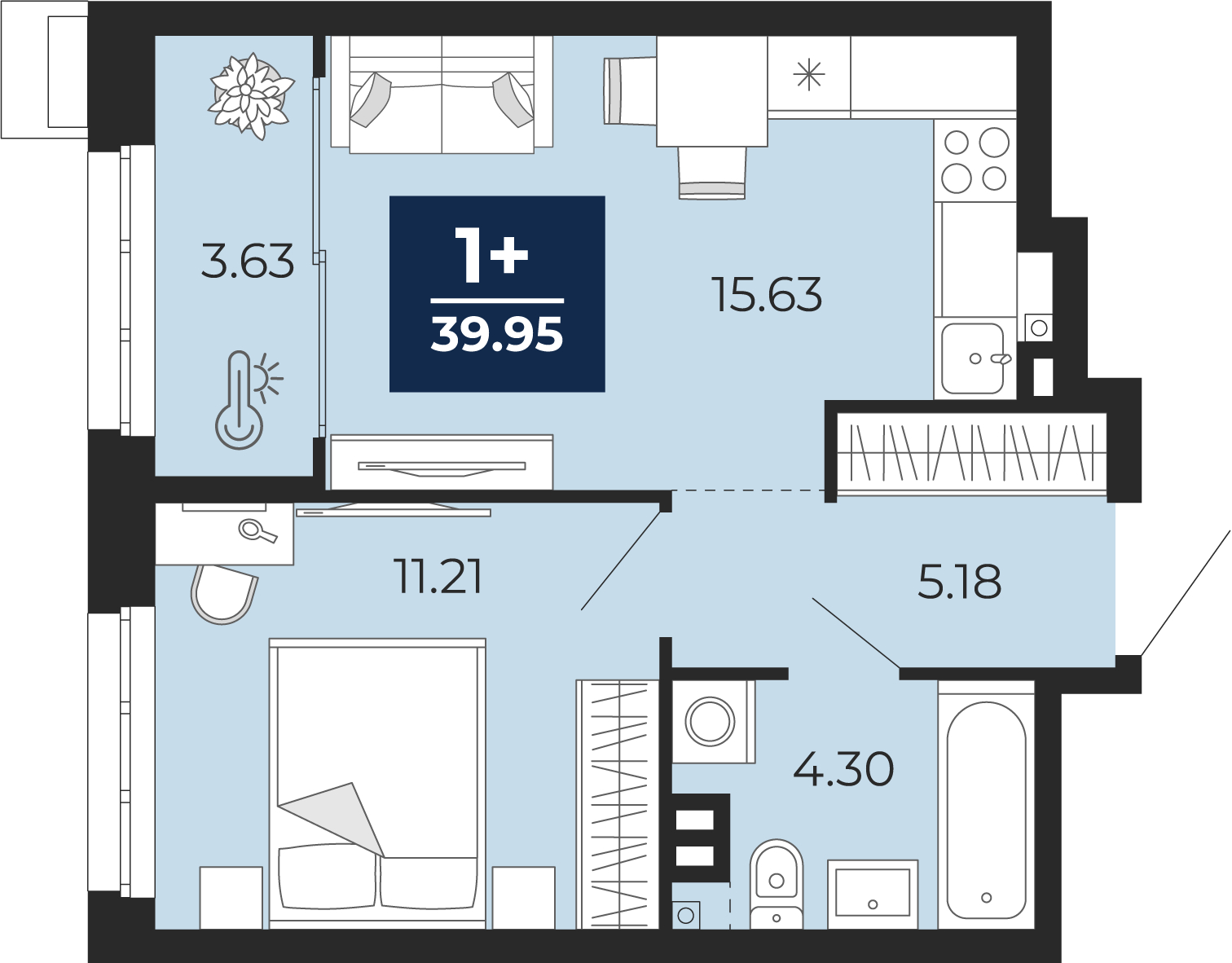 Объект по адресу Тюменская обл, Пожарных и спасателей ул, д. 5