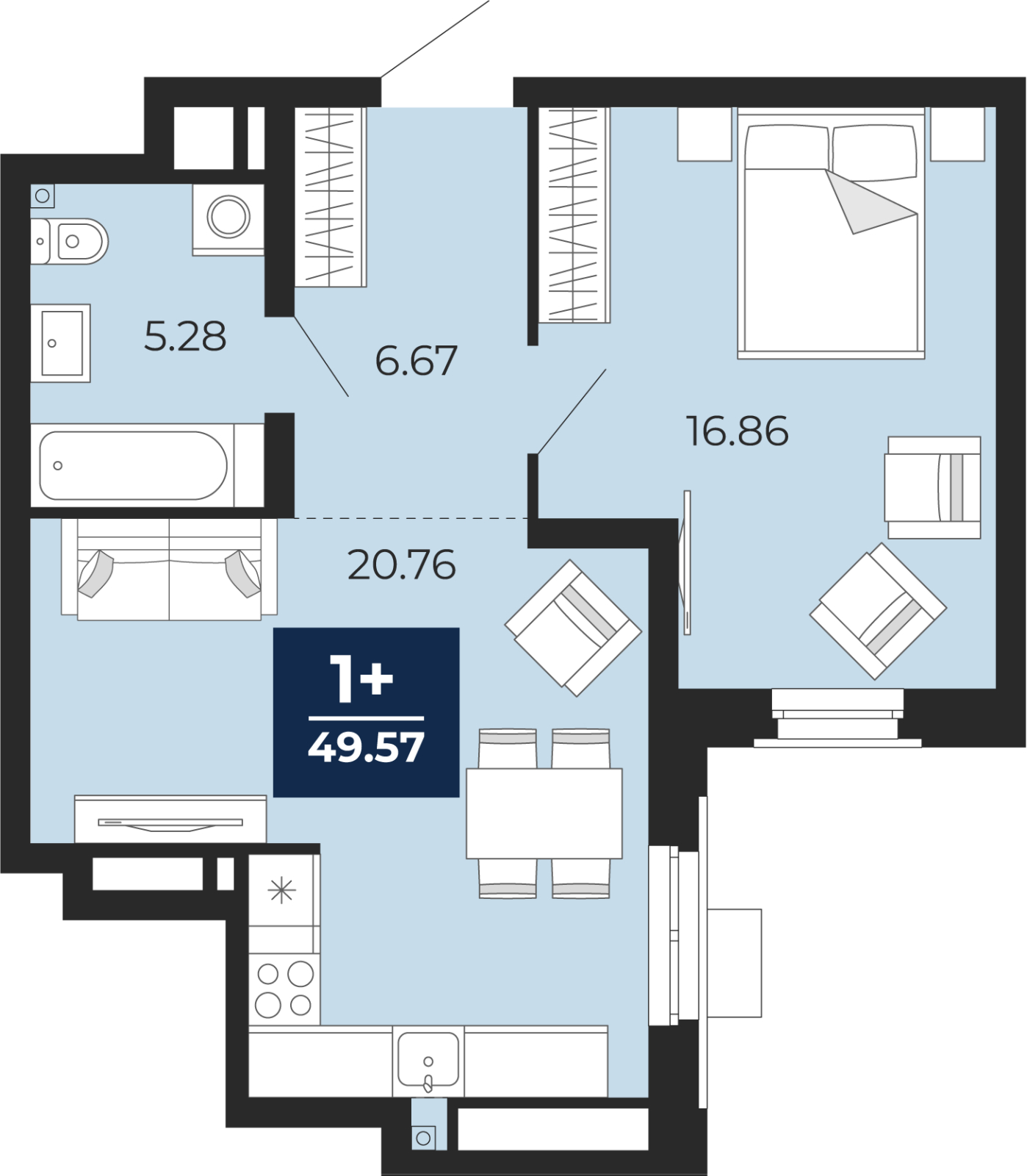 Объект по адресу Тюменская обл, Пожарных и спасателей ул, д. 5