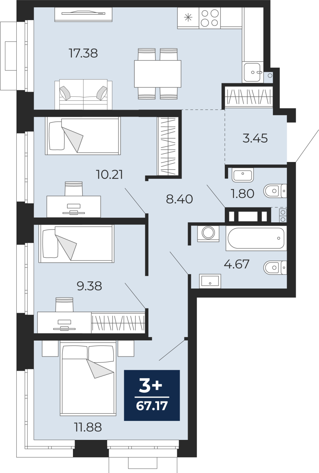 Объект по адресу Тюменская обл, Пожарных и спасателей ул, д. 5