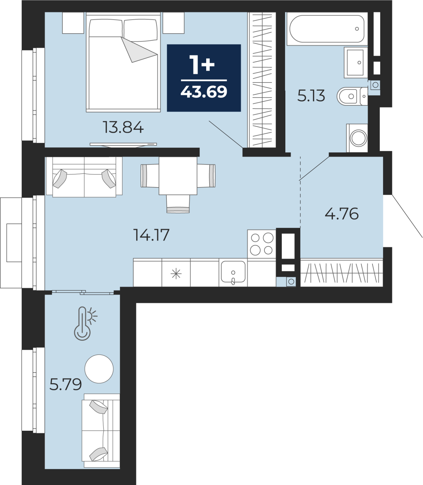 Объект по адресу Тюменская обл, Пожарных и спасателей ул, д. 5