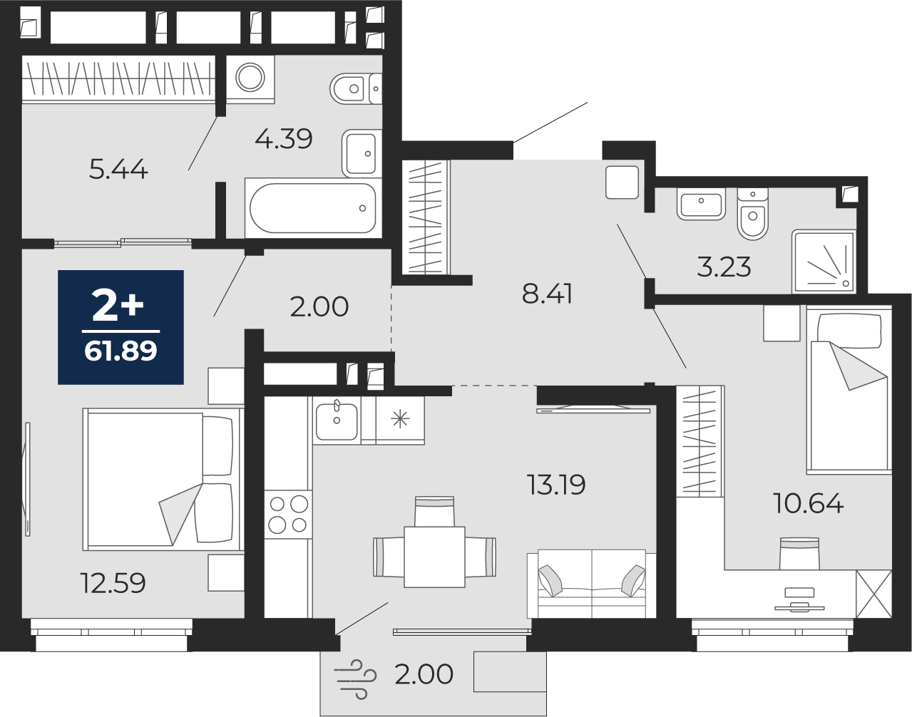 Объект по адресу Тюменская обл, Перекопская ул, д. 19