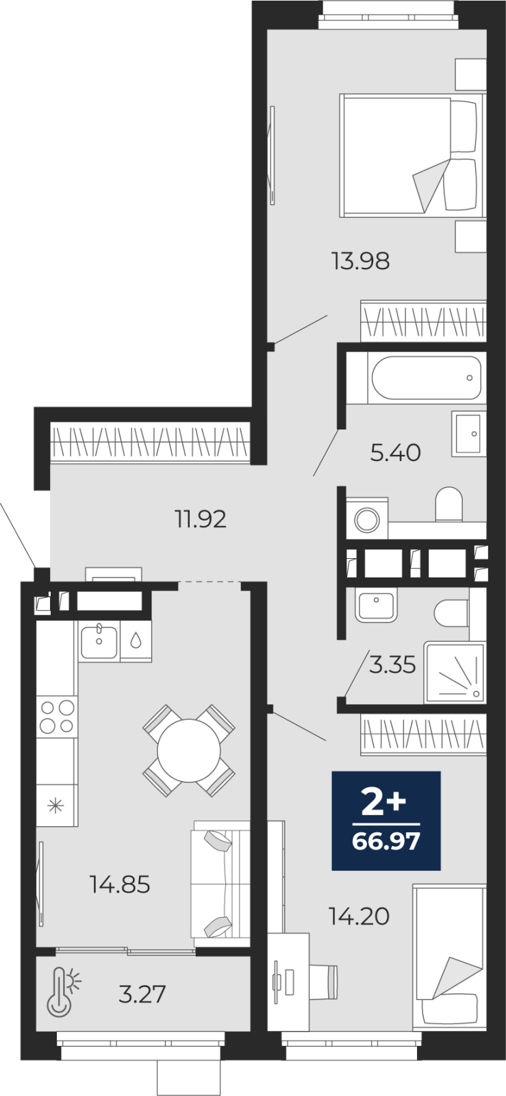 Объект по адресу Тюменская обл, Перекопская ул, д. 19