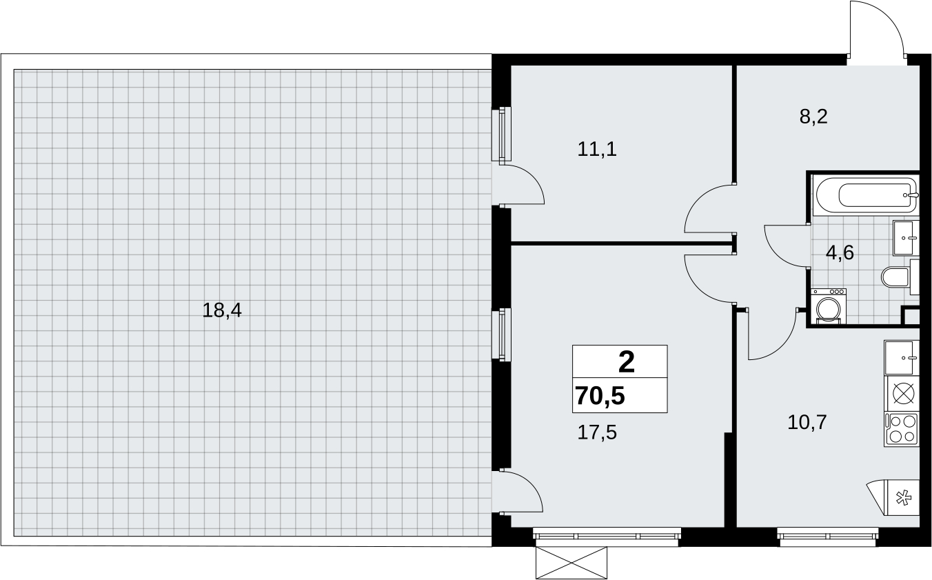 Объект по адресу Москва, Дзен-кварталы, 2.1 
