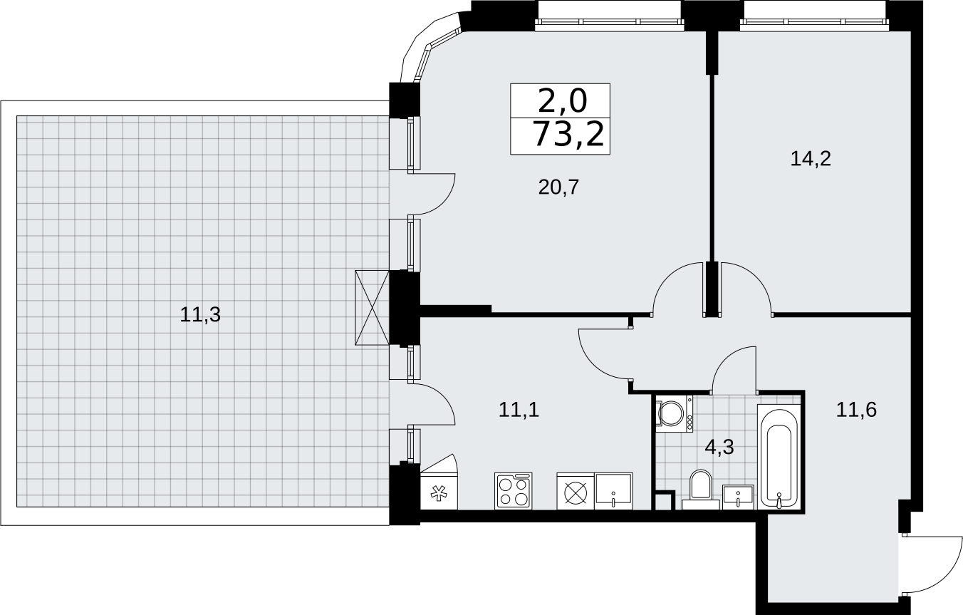 Объект по адресу Москва, жилой комплекс Прокшино, 10.1, корп.6 