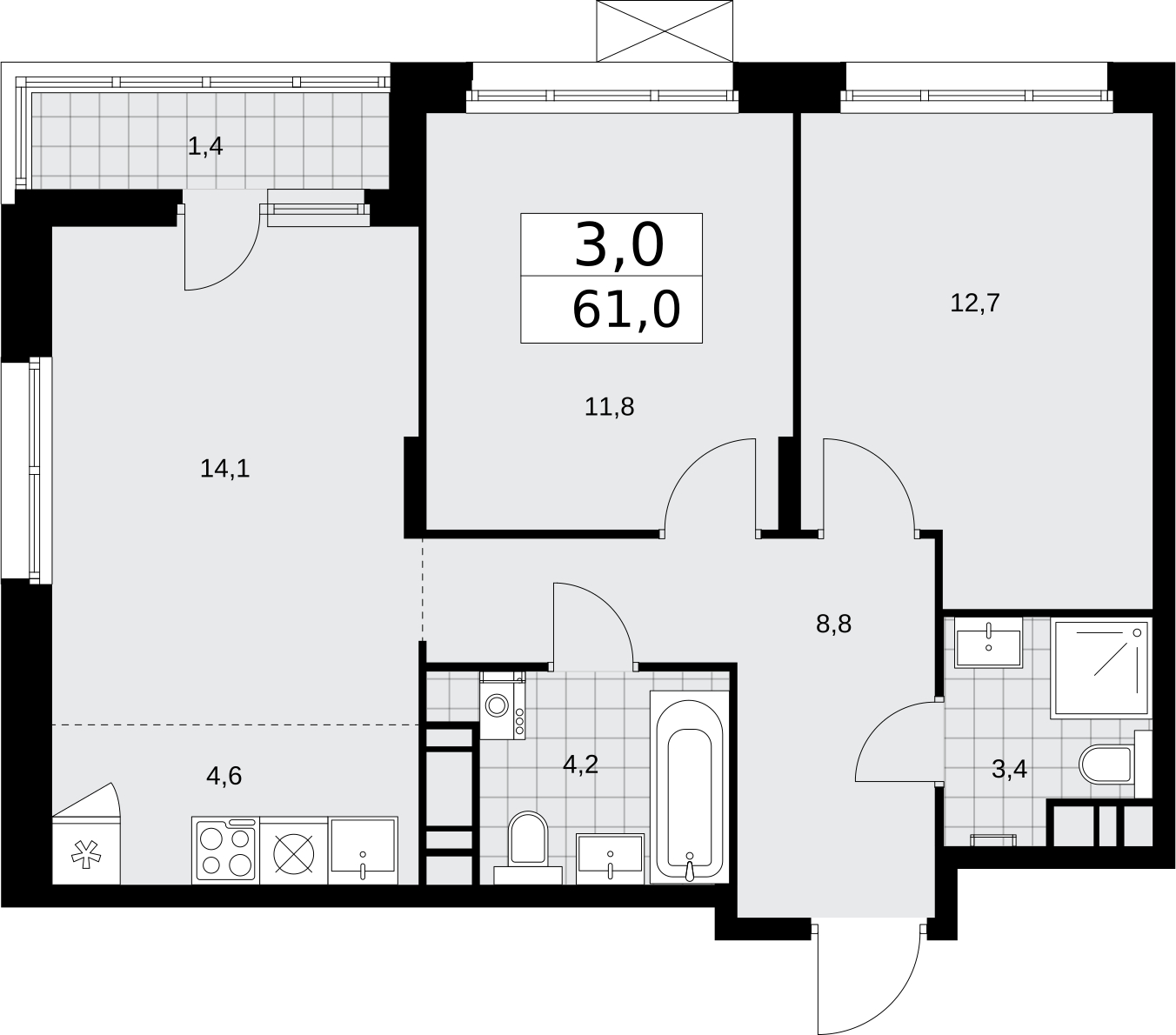 Объект по адресу Москва г, Сосенское п, Прокшино д, д. 1к5