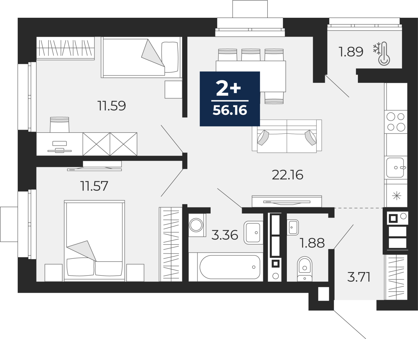 Объект по адресу Москва, Гризодубовой, 42 