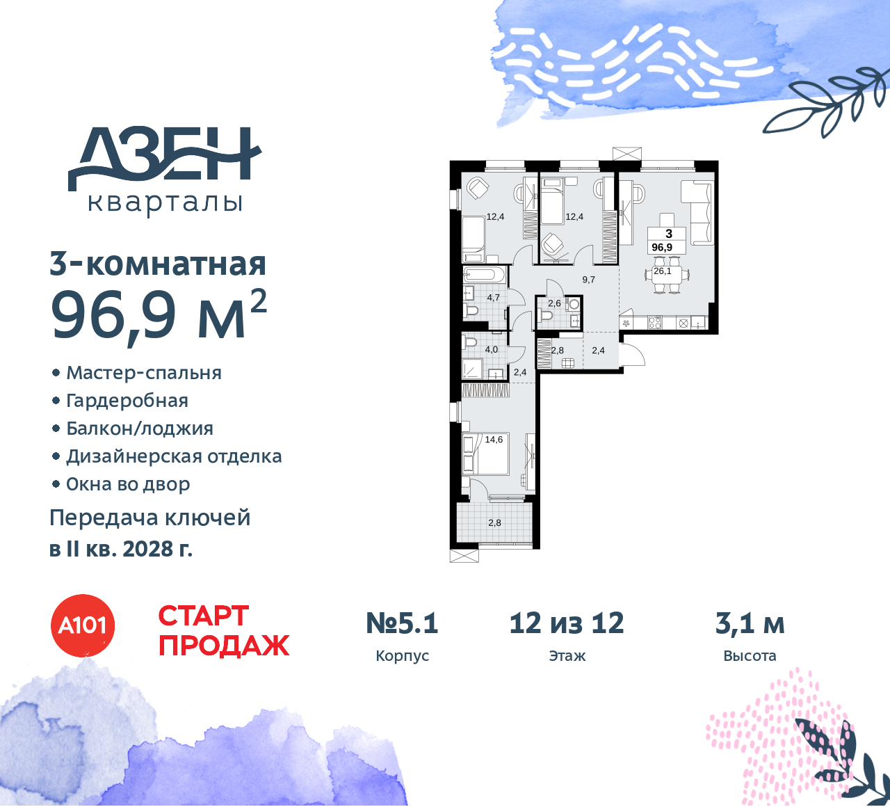 Объект по адресу Москва, Дзен-кварталы, 2.1 