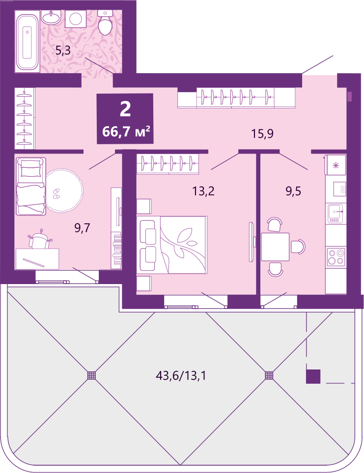 Объект по адресу Калининградская обл, Ленинградский р-н, Ключевая ул, д. 27В