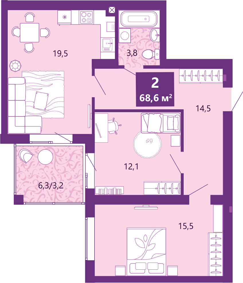 Объект по адресу Калининградская обл, Ленинградский р-н, Ключевая ул, д. 27В