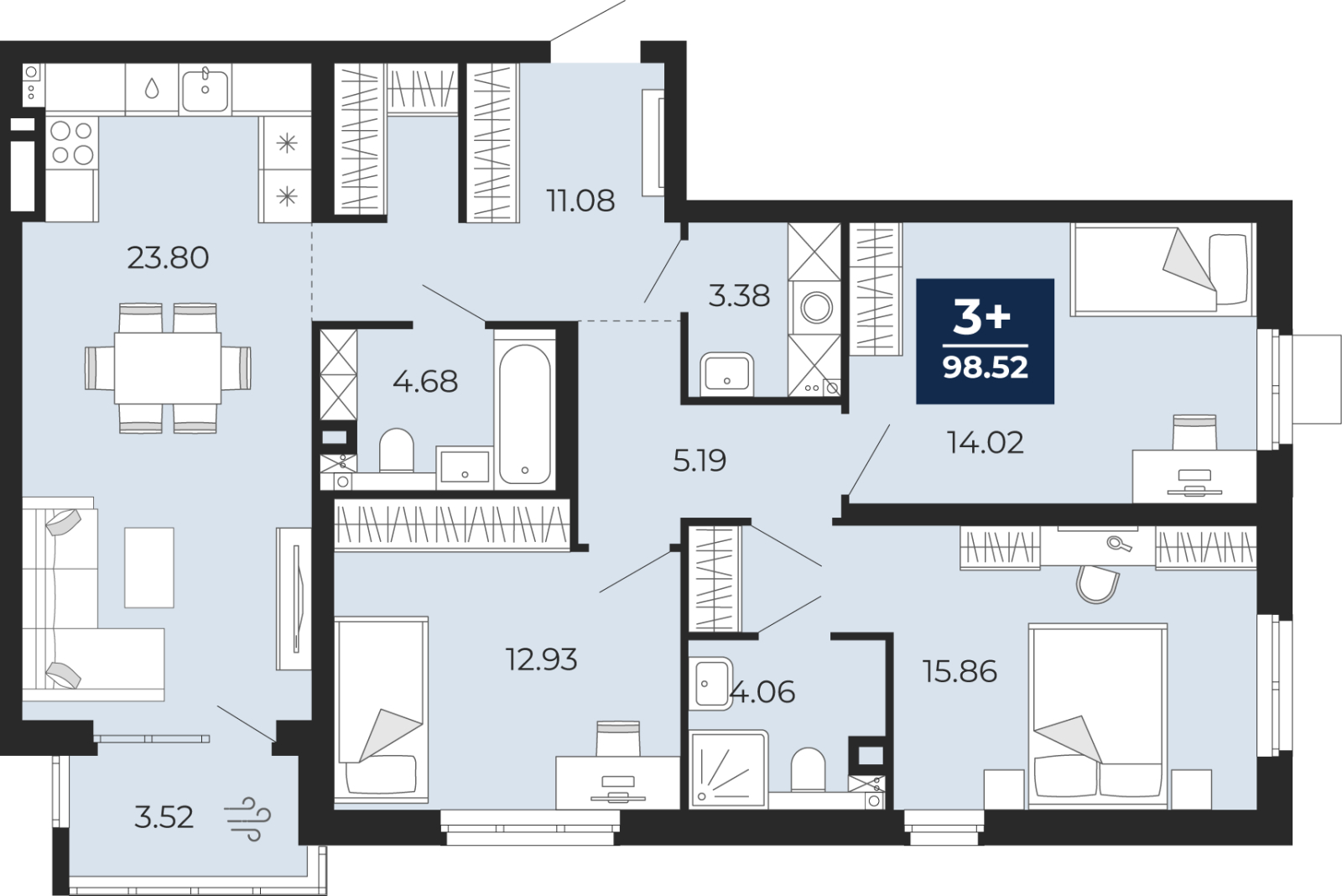 Объект по адресу Москва, Фармана Салманова, 23 