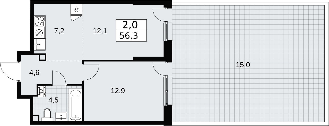 Объект по адресу Москва, Дзен-кварталы, 2.1 