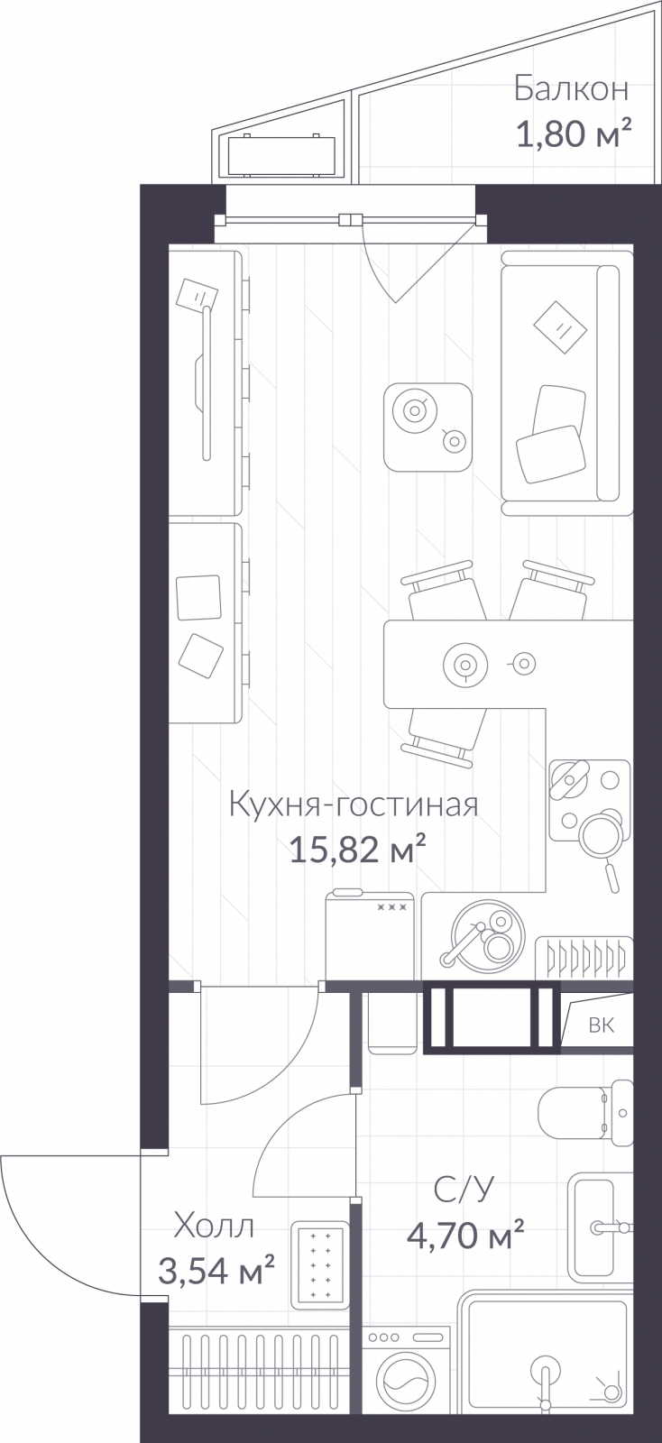 Объект по адресу Ленинградская обл, Всеволожский р-н, Сертолово-1 мкр, Дмитрия Кожемякина ул, д. 3