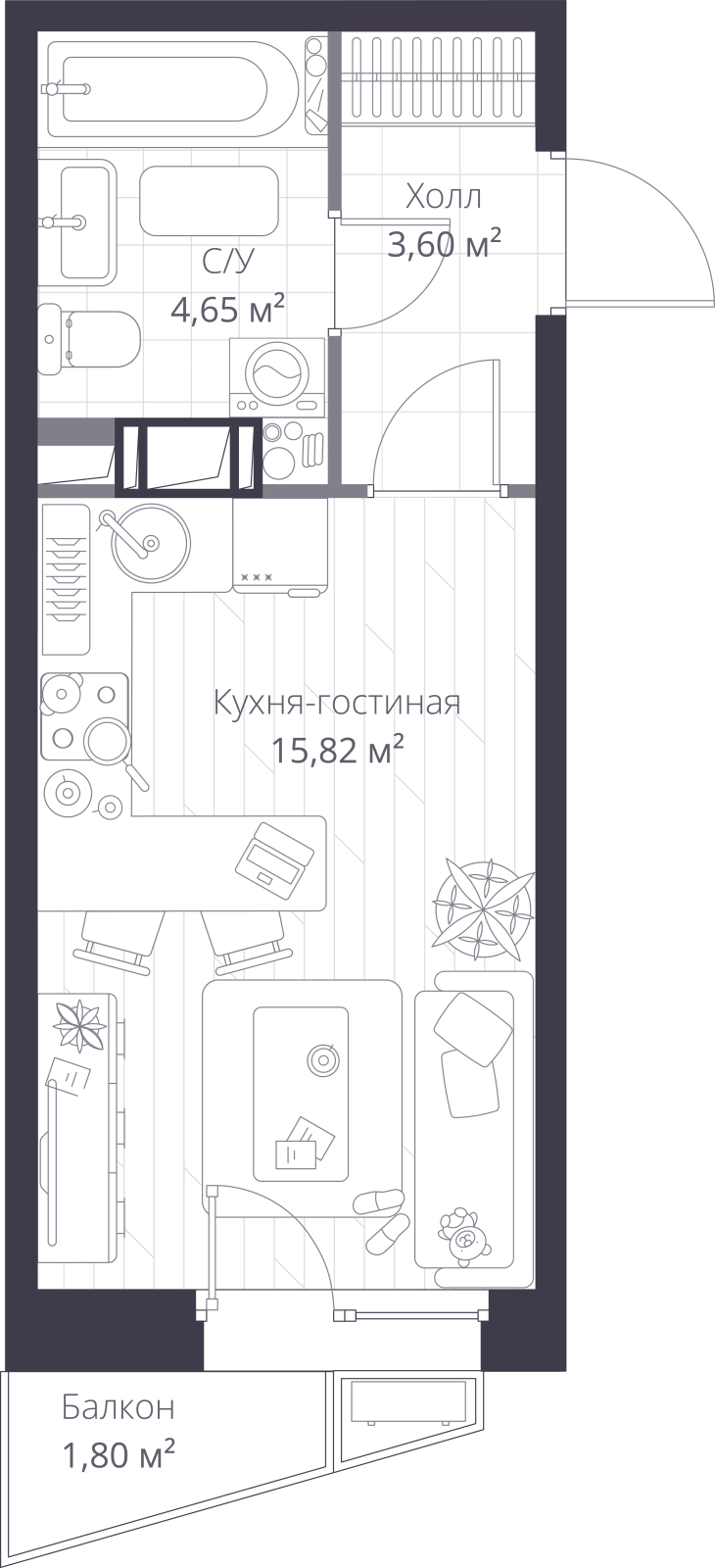 Объект по адресу Ленинградская обл, Всеволожский р-н, Сертолово-1 мкр, Дмитрия Кожемякина ул, д. 3
