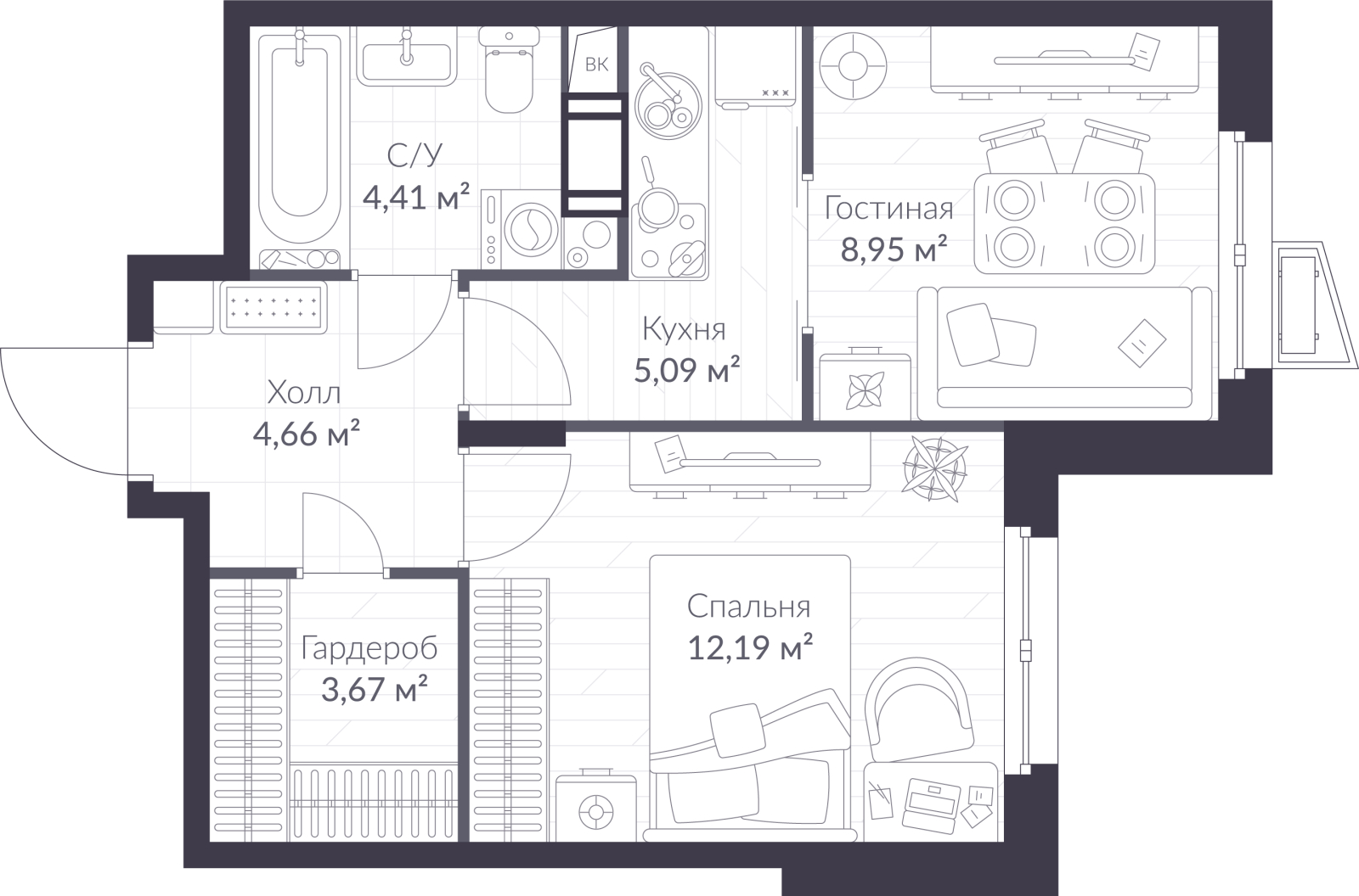 Объект по адресу Ленинградская обл, Всеволожский р-н, Сертолово-1 мкр, Дмитрия Кожемякина ул, д. 3