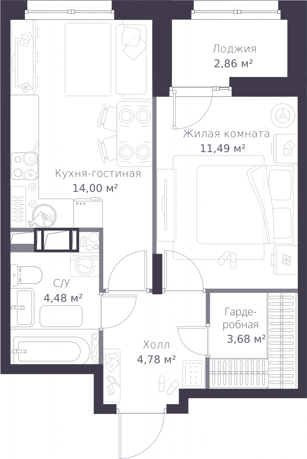 Объект по адресу Ленинградская обл, Всеволожский р-н, Сертолово-1 мкр, Дмитрия Кожемякина ул, д. 3