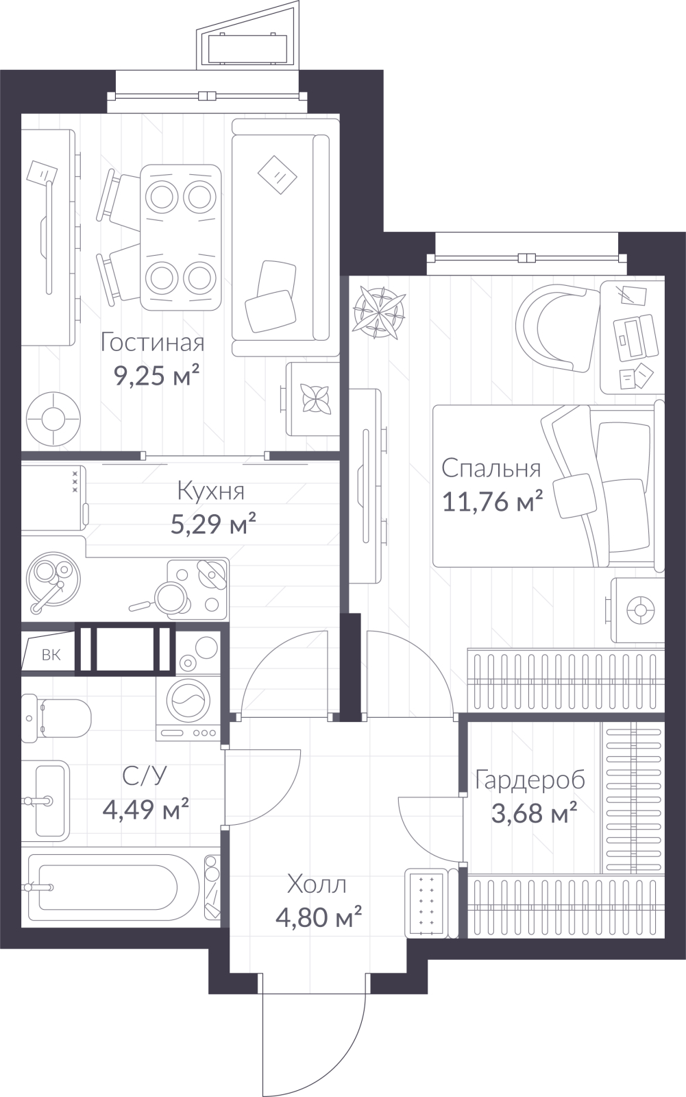 Объект по адресу Ленинградская обл, Всеволожский р-н, Сертолово-1 мкр, Дмитрия Кожемякина ул, д. 3