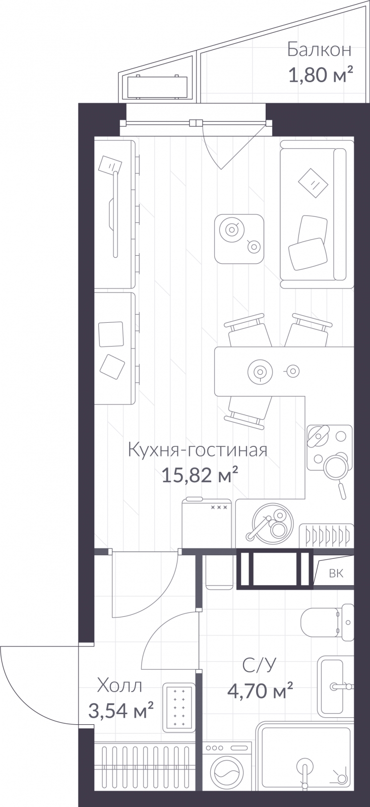 Объект по адресу Ленинградская обл, Всеволожский р-н, Сертолово-1 мкр, Дмитрия Кожемякина ул, д. 3