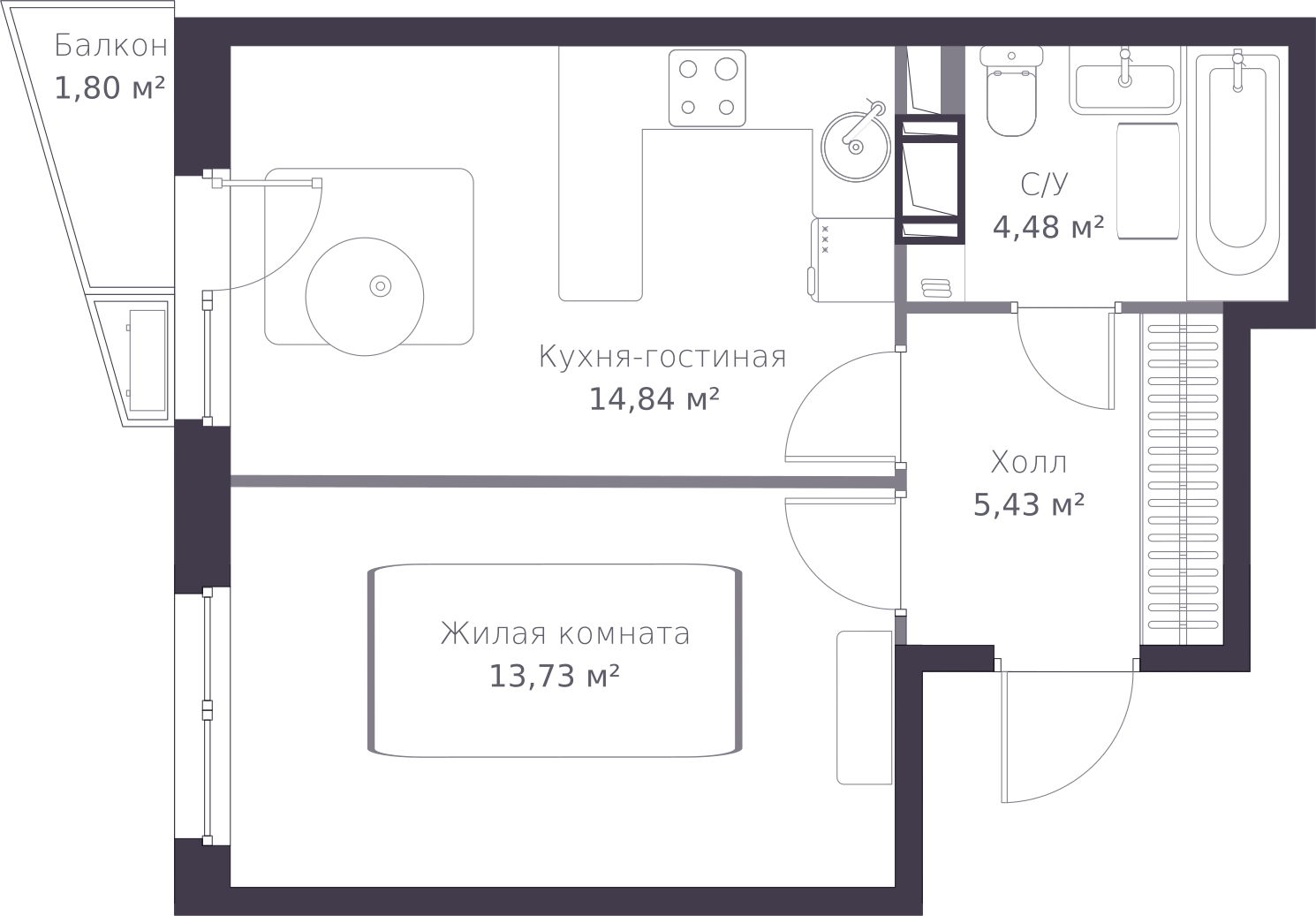 Объект по адресу Ленинградская обл, Всеволожский р-н, Сертолово-1 мкр, Дмитрия Кожемякина ул, д. 3