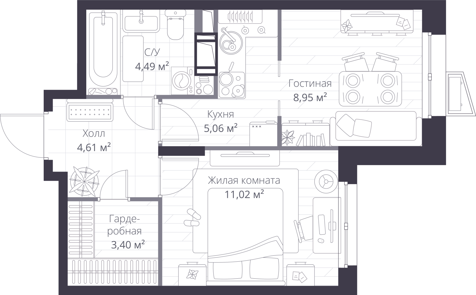 Объект по адресу Ленинградская обл, Всеволожский р-н, Сертолово-1 мкр, Дмитрия Кожемякина ул, д. 3