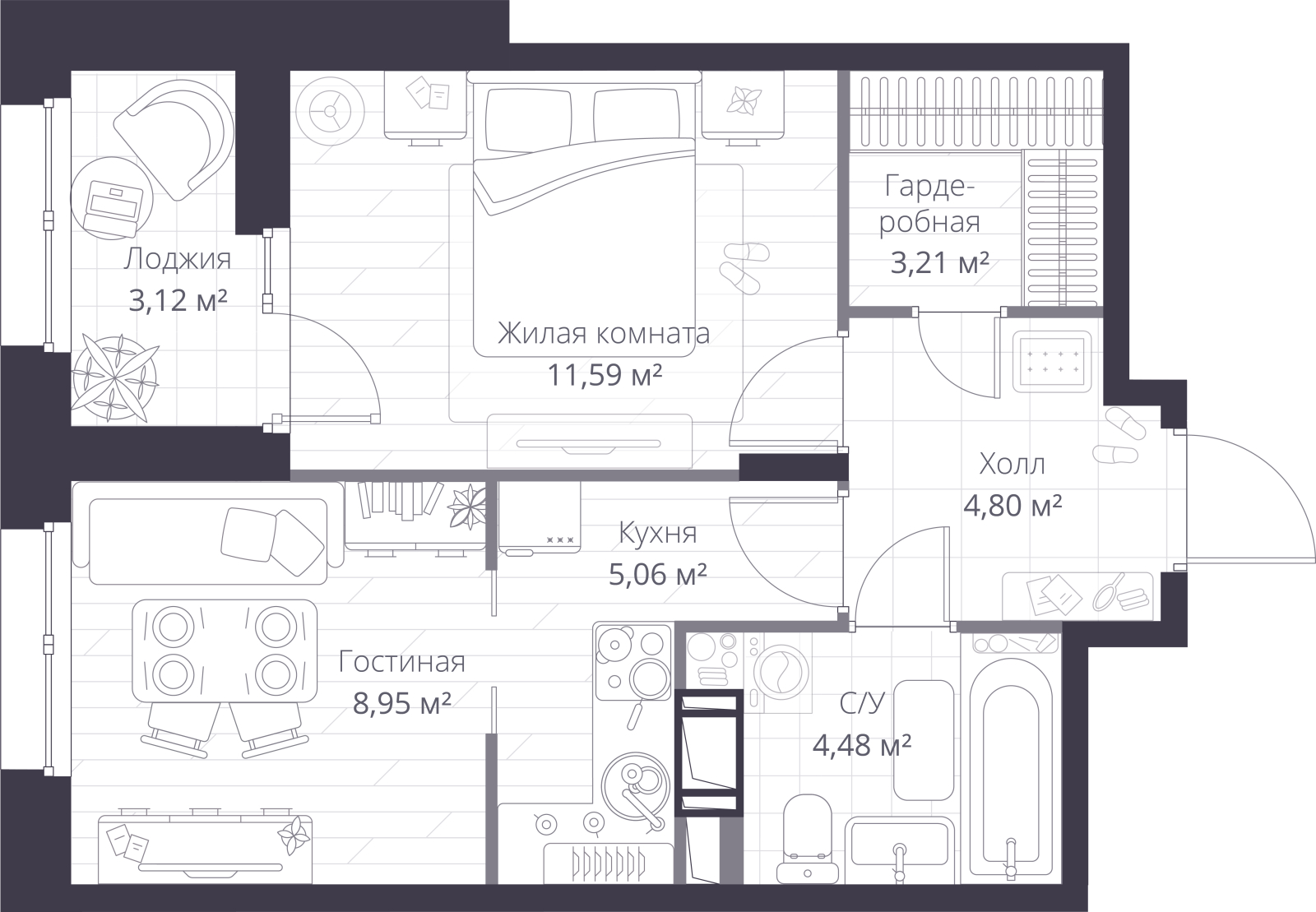 Объект по адресу Ленинградская обл, Всеволожский р-н, Сертолово-1 мкр, Дмитрия Кожемякина ул, д. 3