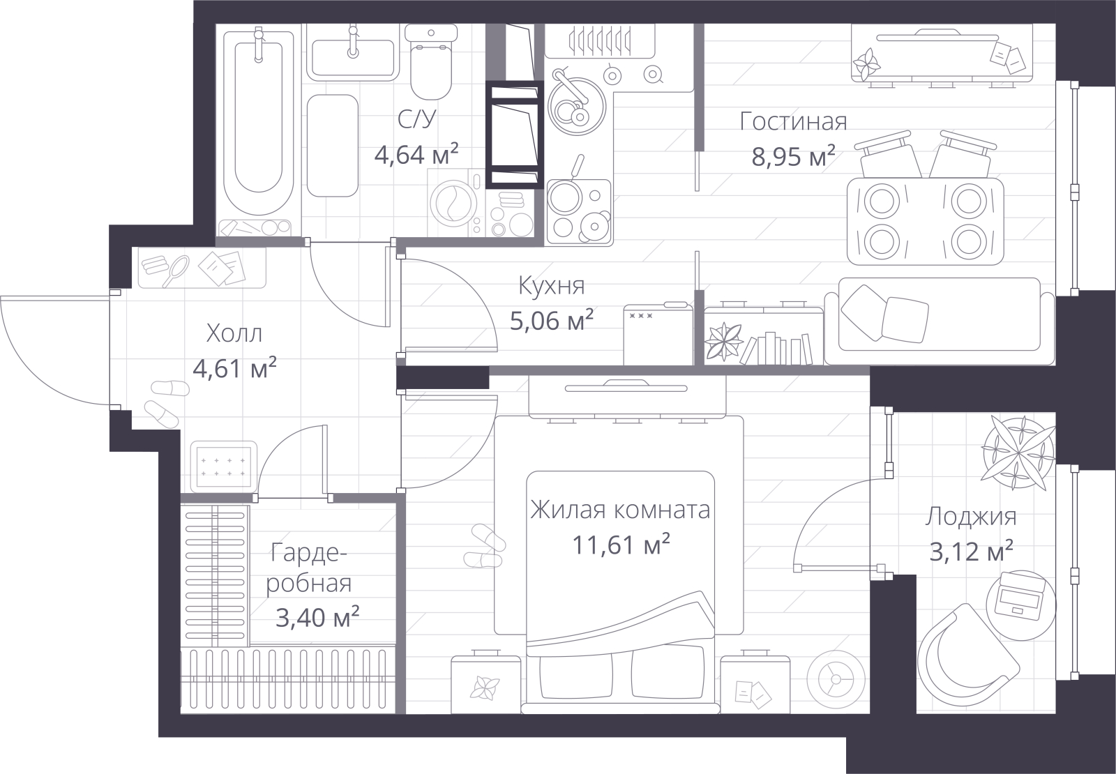 Объект по адресу Ленинградская обл, Всеволожский р-н, Сертолово-1 мкр, Дмитрия Кожемякина ул, д. 3