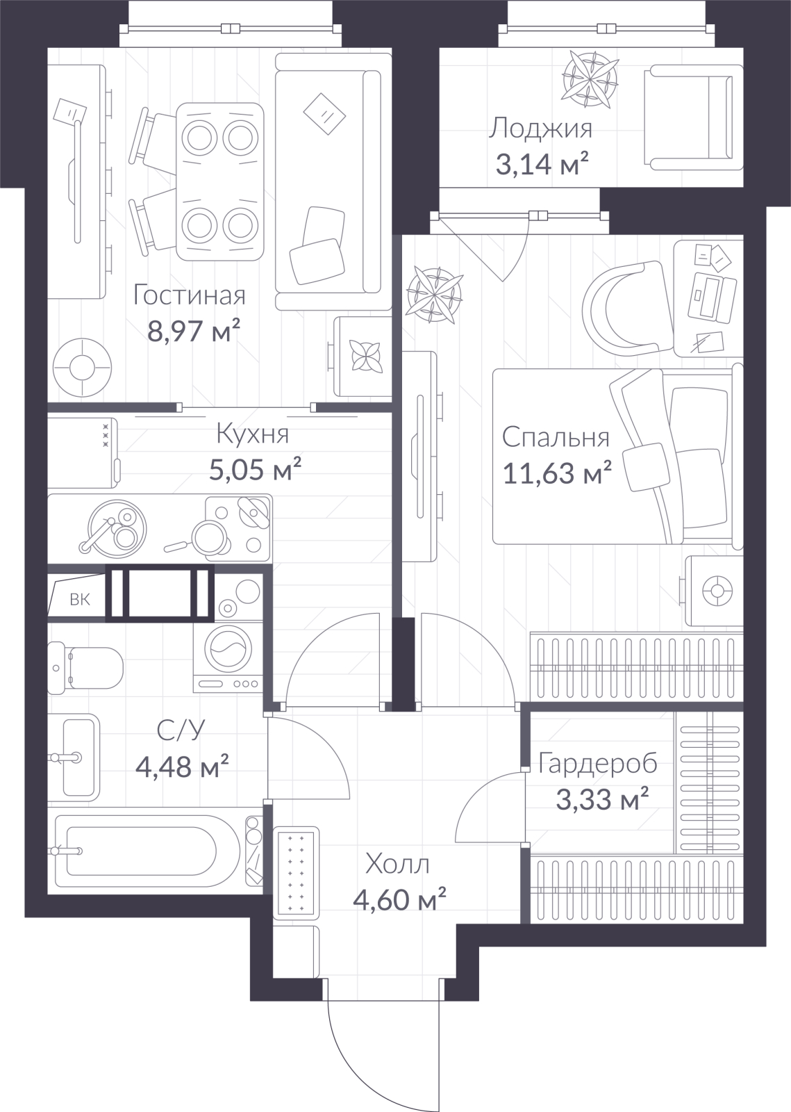 Объект по адресу Ленинградская обл, Всеволожский р-н, Сертолово-1 мкр, Дмитрия Кожемякина ул, д. 3