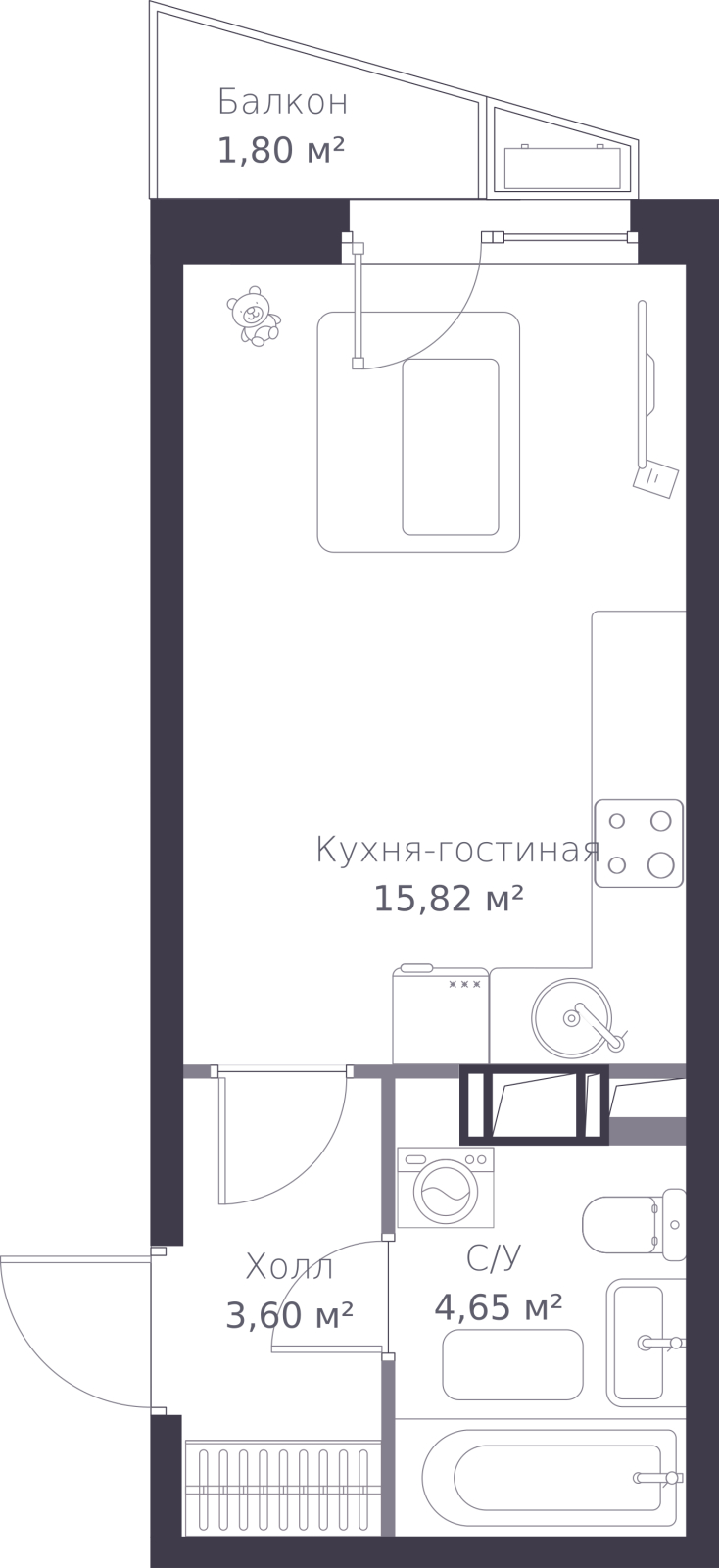 Объект по адресу Ленинградская обл, Всеволожский р-н, Сертолово-1 мкр, Дмитрия Кожемякина ул, д. 3