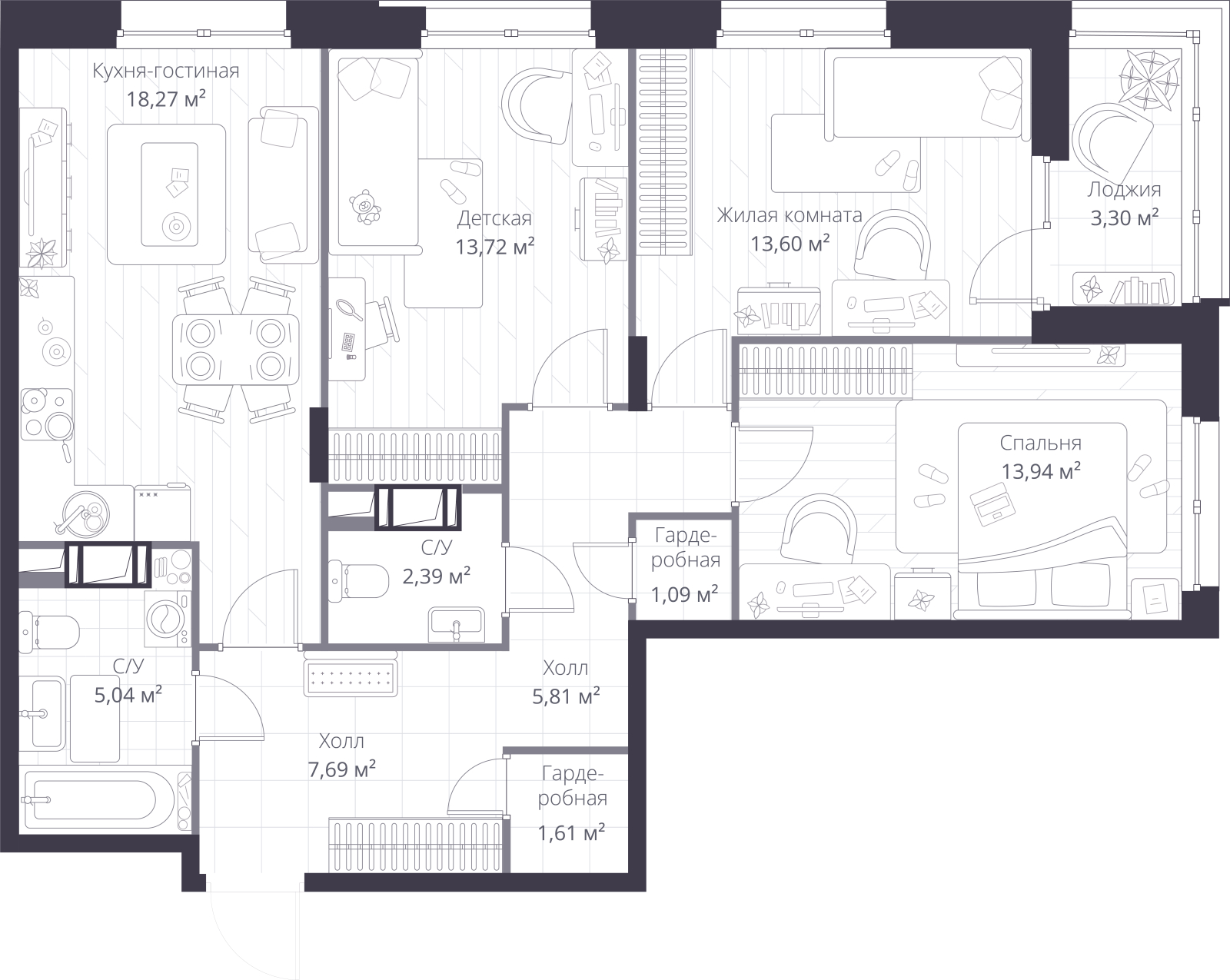 Объект по адресу Ленинградская обл, Всеволожский р-н, Сертолово-1 мкр, Дмитрия Кожемякина ул, д. 3