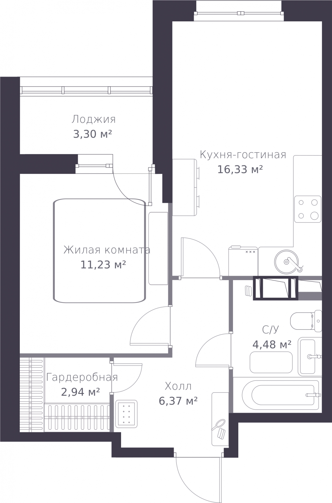Объект по адресу Ленинградская обл, Всеволожский р-н, Сертолово-1 мкр, Дмитрия Кожемякина ул, д. 3