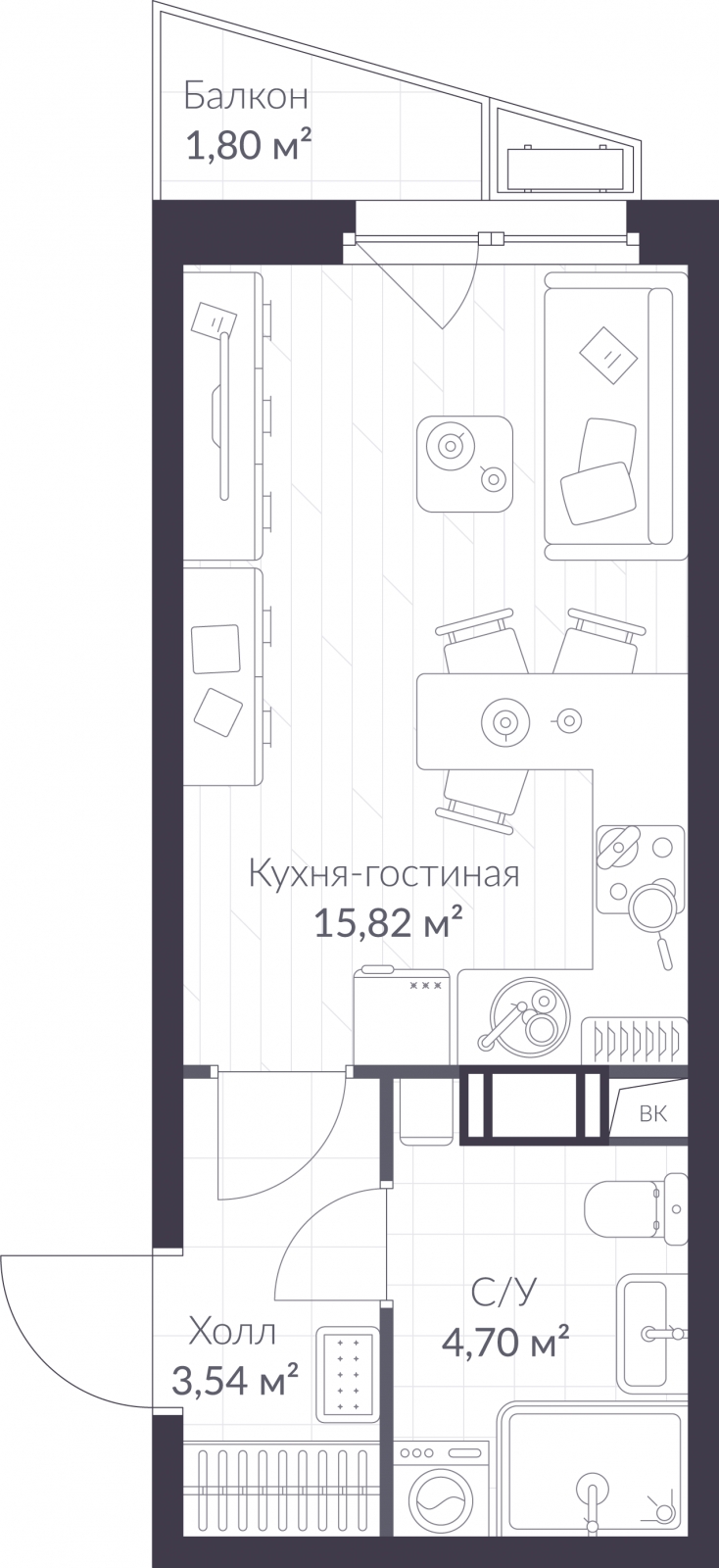 Объект по адресу Ленинградская обл, Всеволожский р-н, Сертолово-1 мкр, Дмитрия Кожемякина ул, д. 3