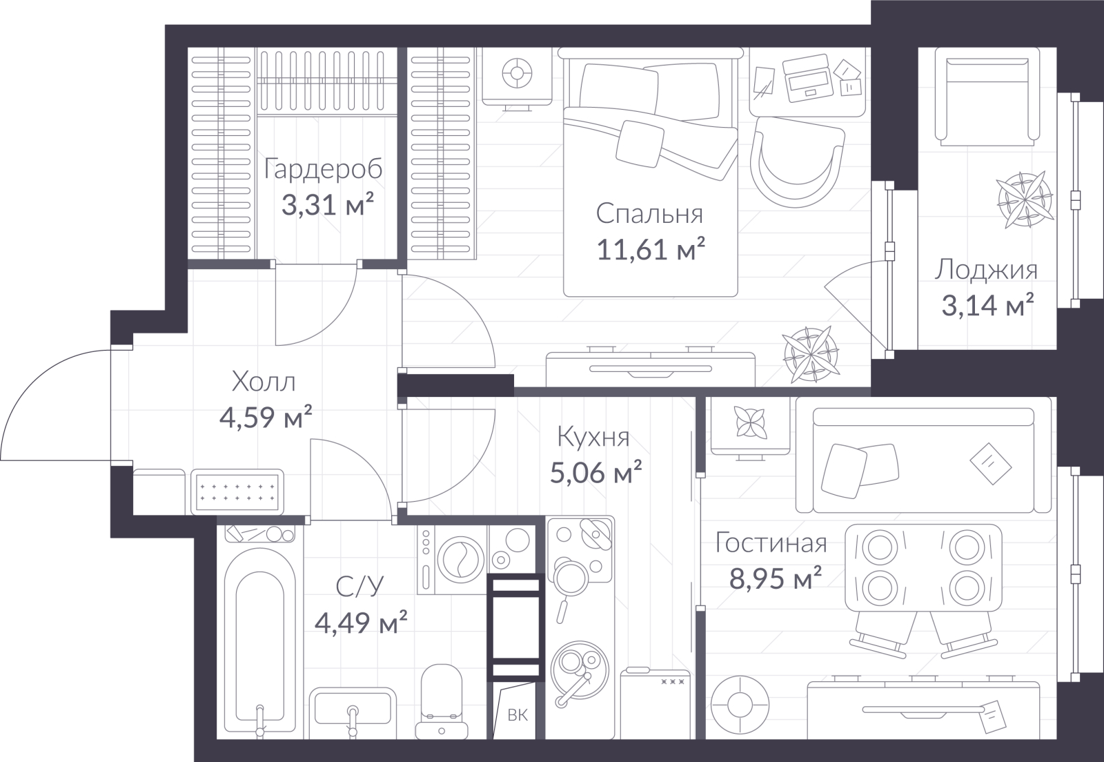Объект по адресу Ленинградская обл, Всеволожский р-н, Сертолово-1 мкр, Дмитрия Кожемякина ул, д. 3