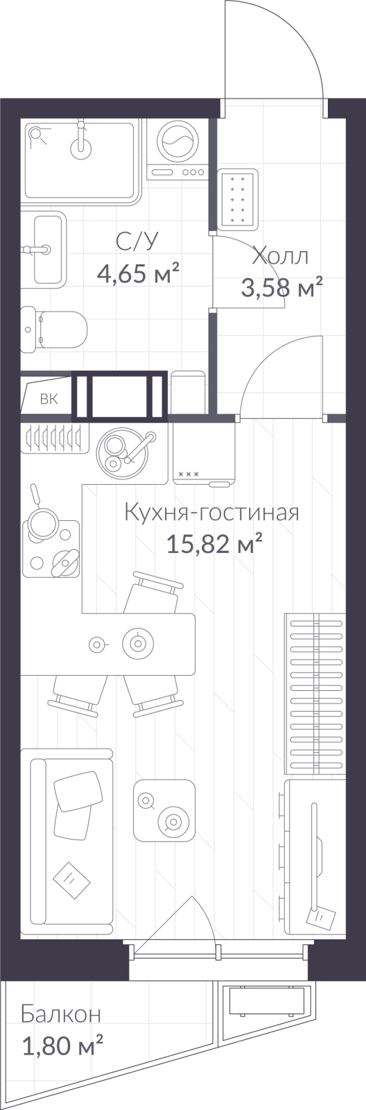 Объект по адресу Ленинградская обл, Всеволожский р-н, Сертолово-1 мкр, Дмитрия Кожемякина ул, д. 3