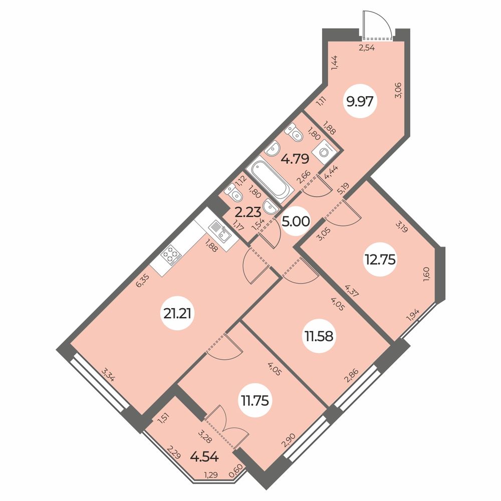 Объект по адресу Санкт-Петербург г, Маршала Захарова ул