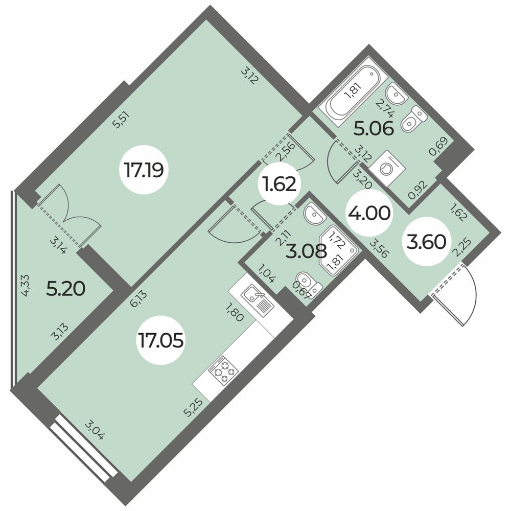 Объект по адресу Санкт-Петербург г, Маршала Захарова ул