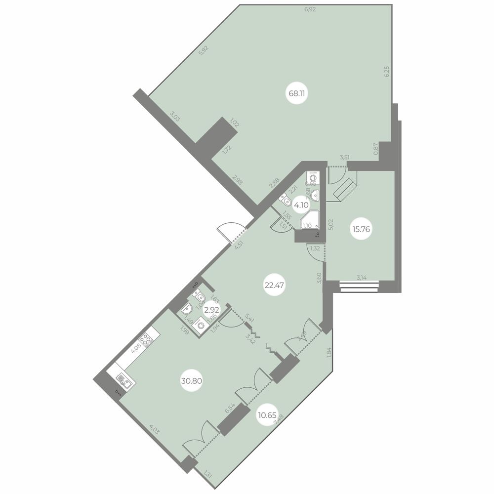 Объект по адресу Санкт-Петербург г, Маршала Захарова ул, д. 10стр1